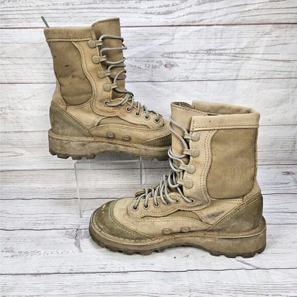 Danner USMC RAT Hot Weather Coyote Tan Leather Boots Men\'s Size 3 R main image 6